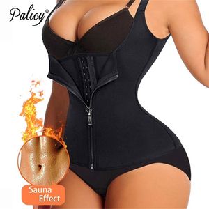 Spandex Shapers Néoprène Sauna Sweat Vest Waist Trainer Cinchers Femmes Body Trimmer Corset Workout Thermo Estomac Minceur Ceinture 201222