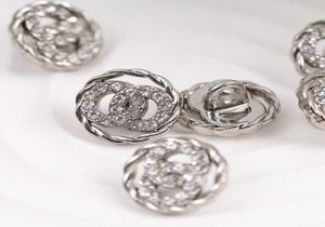 Boutons de luxe en cristal scintillant, bouton de couture en métal pour manteau, pull, chemise, 11mm, haute qualité, 9545686