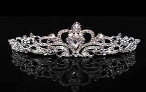 Tiaras à giares fardtes scintillantes Pageant Petal Clear Autrichien Roi reine reine princesse couronne de mariage Brides Crown Party H6183076