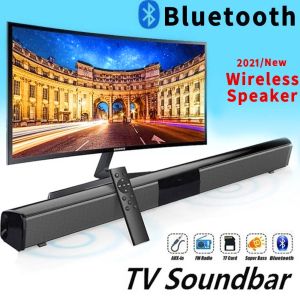 Haut-parleurs 2023 Barre de son Son sans fil Bluetooth Haut-parleur Stéréo TV Home Cinéma Sombar pour sortie 3,5 mm