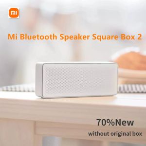 Haut-parleurs 70% Nouveau Xiaomi Mi Bluetooth Square Box haut-parleur 2 stéréo portable v4.2 qualité sonore haute définition pour la vie de maison intelligente pas de boîte
