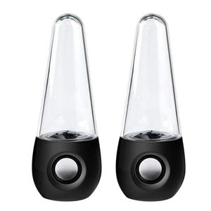 Mode Portable sans fil danse eau haut-parleur double canal 3D son lumière LED fontaine haut-parleurs maison fête 25.5*15*10.5CM
