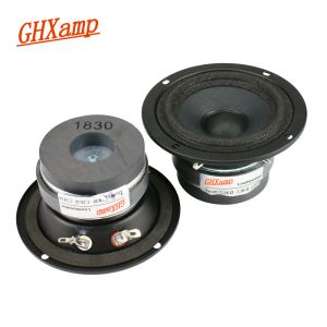 Haut-parleurs ghxamp hifi 3 pouces haut-parleur moyen 4Ohm 15W Mid Mediant Vocal Nature Dual magnétique pour KTV Car Audio Mise à niveau 2PCS