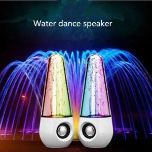 Haut-parleurs LED lumières colorées fontaine de danse de l'eau haut-parleur HIFI 3D Surround caisson de basses Support stéréo Smartphone ordinateur lecteur de musique