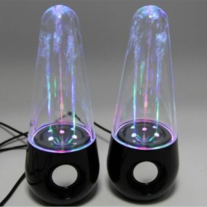 Speakers Altavoces con luz LED para bailar en el agua, altavoz tipo fuente, caja de sonido estéreo HIFI, altavoz envolvente 3D para PC, teléfono, tableta, reproductor de juegos