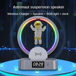 Altavoces Levitación magnética Astronaut Bluetooth Altavocista Astronaut Sound RGB Computadora Subwoofer Regalo de cumpleaños