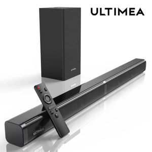 Altavoces Altavoces portátiles ULTIMEA 100W TV SoundBar 21 Altavoz Bluetooth 50 Sistema de sonido de cine en casa Barra de sonido envolvente 3D Subwoofer Bluet