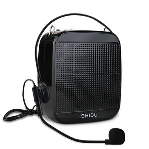 Conférenciers Shidu 15W Amplificateur de voix portable Microphone Mégaphone Audio Sound Endeurs pour les enseignants Guide de yoga Instructeur de yoga S512