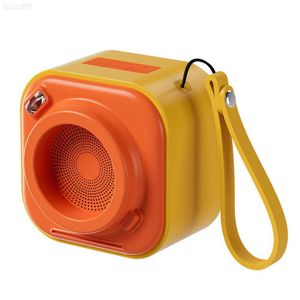 Altavoces Aspecto de cámara único Mini radiador de graves 5.0 Altavoz pequeño 700 mAh con para fiesta en casa R230621 L230822