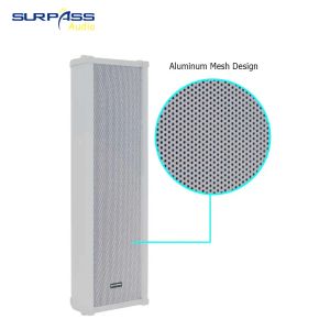 Altavoces columna impermeable altavoz de 4 pulgadas 30W Sistema de sonido al aire libre PA Portable Montaje de pared IP PA Altavoces Dirección pública Escuela en casa