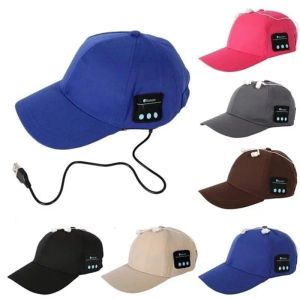 Haut-parleurs sans fil Bluetooth Smart Hat Headset Fashion Baseball Cap casque Sports Travel Chatqueur Hat d'encein