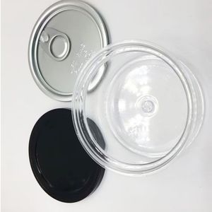 Boîtes de conserve Emballage alimentaire Conteneurs de stockage en aluminium Boîtes de conserve Boîte de récipient à thé Couleur Sac en plastique Boîte de boîte Autocollant hologramme 3,5 G Bouteilles d'emballage à couvercle transparent inodore