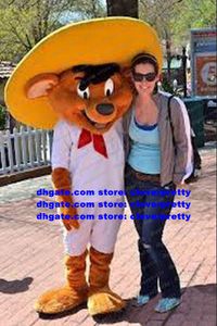 Speedy Gonzales souris rat souris mascotte Costume adulte personnage de dessin animé tenue Costume entreprise-démarrage cérémonie fête d'anniversaire zx853