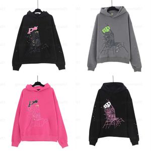 sweat à capuche araignée sweat à capuche rose designer hommes femmes couple vêtements spider web 555 3d motif imprimer fashion street célébrité concert du style hip-hop sweat à capuche pour hommes