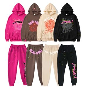 Spider tracksuit 555 spider hoodie man young thug 555 designer sweatshirt two-piece with womens spider Sweatshirt Spiders