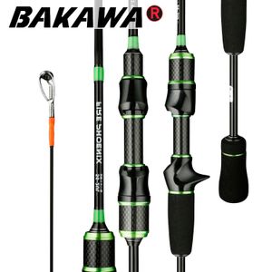 BAKAWA Carbon UL Casting Rod 18m 168m Wt 085g Durable Ultralight Light Fishing Fly Carp Feeder Pole Vara De Pesca 230605