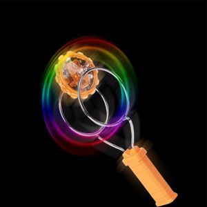 Toupie Creative LED Light Luminous Fidget Spinner Magnetic Gyro Wheel Changes Main Golw in the Dark Soulagement du Stress Jouets Pour Enfant 230713