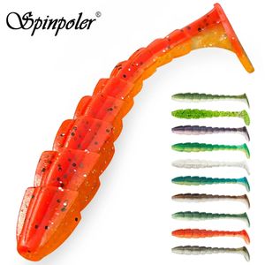 Spinpoler Breaker Stick Insect Worm 7cm 9cm 115cm Salted Fishing Fishing Lures TTAIL Swimbait Bass Grub Bait Artificial 240506