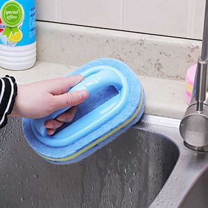 Éponge brosse de nettoyage outils à main lingettes décontamination choses utiles pour la maison cuisine salle de bain mur carreaux de verre nettoyage