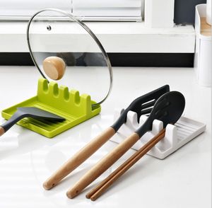 Spoon Spatula Shelf Multifunction Utensil Mat Kitchen Rest Storage Cooking Holder Pad