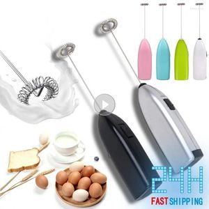 Cuillères mini-lait électrique Blender Blender Wireless Coffee Whisk Bisker Handheld Egg Beater Cappuccino Frother Kitchen Tools