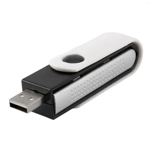 Cucharas USB Iónico Oxígeno Bar Ambientador Purificador de aire Ionizador para computadora portátil Negro Blanco