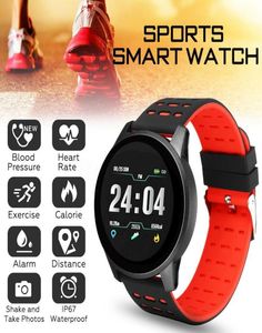 Sport Digital Watches Mens Activity Tracker Poudomètre Calcul de distance Bluetooth Call Bluetooth Rappel pour iOS Android W6017018