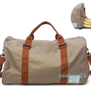 Bolsas de gimnasio de deportes para entrenamiento Fitness Viajes al aire libre Nylon Nylon Sports Men Mujeres Mochilas Multifuncionales Equipo de hombro Heno