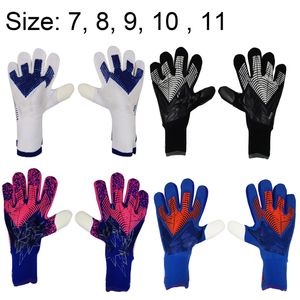 Guantes de deportes de 4 mm Design Hombres portero Guantes de f￺tbol Guantes engrosar la espuma de l￡tex completa Profe 220811