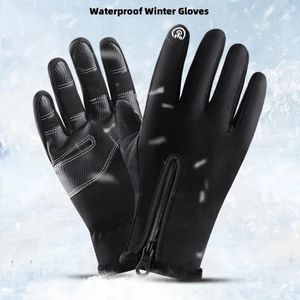 Guanti sportivi invernali caldi uomo donna touch screen impermeabile antivento antiscivolo grip guanto per ciclismo guida corsa escursionismo 231012