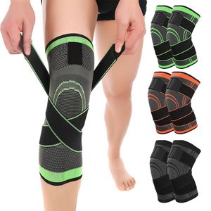 Sports Kneepad Men Pressurized Elastic Knee Pads Support Fitness Gear Basketball Volleyball Brace Protector free shipping