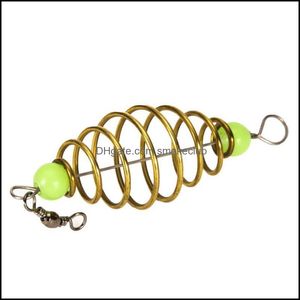 Sports Outdoorsbait Feeder Spring Cage Carpe Pêche Fresh Saltwater Rig Cages Aessories Tackle Drop Delivery 2021 Cee3B