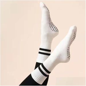 Sports Socks Diseñadores Diseñadores Body Sock Pilates Medias Alx Cotton de yoga de algodón Midube Midube Pilotes más calcetines Terry gruesos Dro otstl