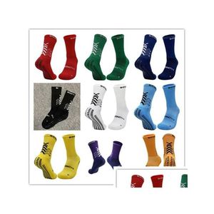 Chaussettes de sport Chaussettes de sport Football Anti Slip Soccer similaire au Sox-Pro Sox Pro pour le basket-ball en cours d'exécution Drop Delivery en plein air Athle Dhkpg