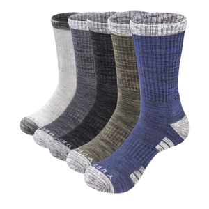 Sports Socks YUEDGE Mens Comfort Cushion Moisture Wick Casual Golf Gym Walking Hiking Athletic For Size 3647 EU 231030