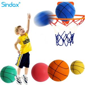 Sports Toys Diameter 242218cm Silent High Density Foam Sports Ball Indoor Mute Basketball Soft Elastic Ball Children Sports Toy Games 231023