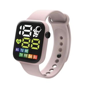 Sports Watch for Kids Boy Girl Outdoor Silicone Strap Electronic Electrony Watch des enfants LED LED DIGITAL WRISTES