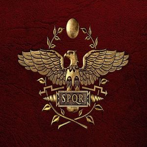 SPQR soldat romain Logo symbole Art soie impression affiche 24x36 pouces 60x90 cm 089330K