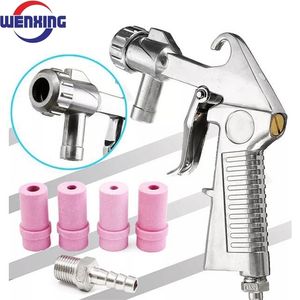 Spray Guns Sandblaster Feed Blast Sandblasting Abrasive Tool Ceramic Nozzles Tips Kit Pneumatic Tools 221007