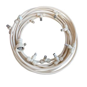 Pulverizadores, sistema de enfriamiento por niebla para exteriores, kits de riego para invernadero, jardín, Patio, sistema Mister Line de 6M ~ 18M