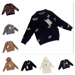 Printemps et automne nouveau pull pour enfants manteau tricot cardigan garçons et filles classique rayé style décontracté vêtements pour enfants 90-150 cm d0010