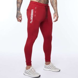 Printemps et été nouveau Style Muscle Fitness frères nuit course coton pantalon décontracté élastique sport mâle