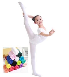 Spring autumn candy color children tights for baby girls kids cute velvet White pantyhose stockings for Ballet dance girl tights