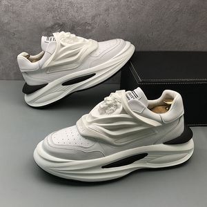 Printemps Autumn Men's Casual White Wedding Chaussures Fashion Lace-Up Sport Sneaker Casual Sneaker Luxury Design Outdoor Localiers Driving Walking Locs C139