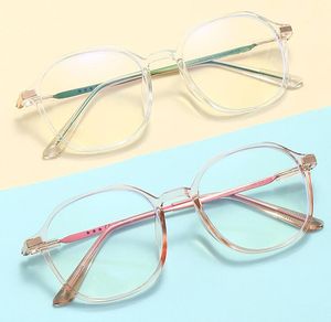 printemps homme femme CLEAR LENS mode anti lumière bleue transparent grand cadre lunettes de soleil été plage prendre cyclisme voyage modélisation lunettes lunettes 7 couleurs