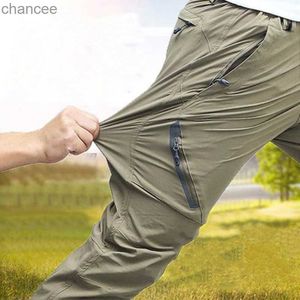 Pantalons décontractés de printemps hommes multifonction élastique Ultra-Thin respirant pantalon long étanche pantalon cargo tactique S-8xllf20230824.