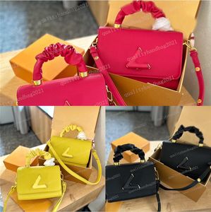 Spring/Summer Candy Color Designer Twist Back Back Bag Bag Bag Bolsos para mujeres Bolso de moda Bolso de hombro Bolsillo Crossbody Lr