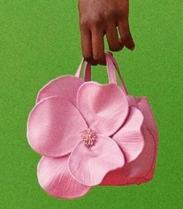 Bolso de mujer de primavera, bolsos de flores con pétalos, bolso de flores creativo, bolso de hombro tipo bandolera