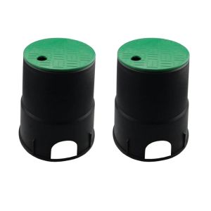 Arroseurs 2X 6In Jardin Pelouse Souterrain Valve Boîte Cap Arroseur Arrosage Valve Couvercle Couvercle