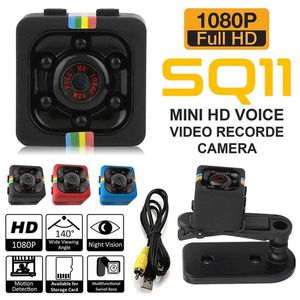 SQ11 Mini caméra 1080P caméra de sécurité de poche petites caméras de Sport Portable Sport DV détection de mouvement Vision nocturne voiture DVR caméra enregistreur